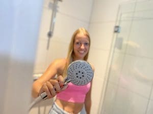 regendouche in ons nieuwe huis