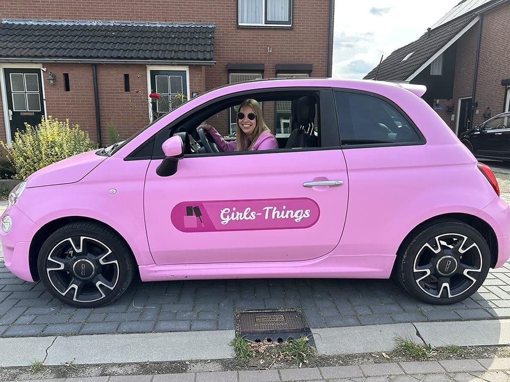 Mijn auto is roze