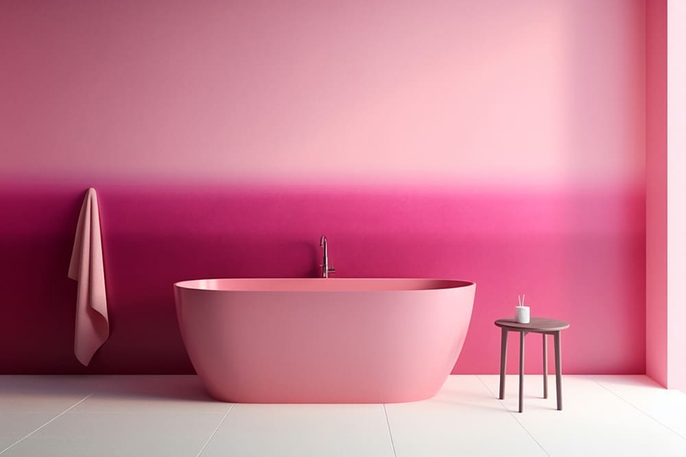 baden in een badkamer